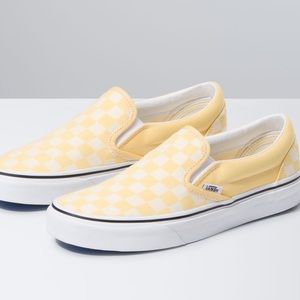 Yellow Checkered Vans